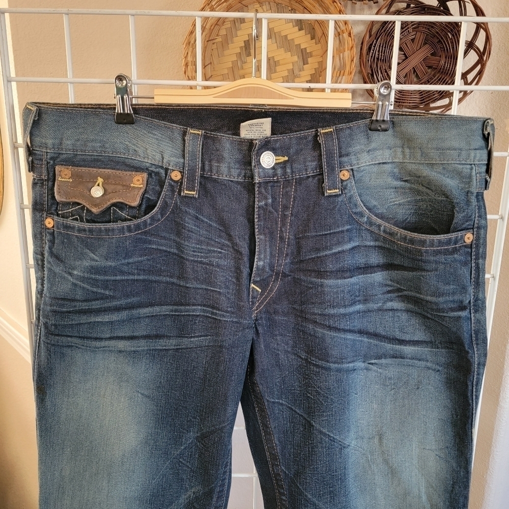 True Religion Men's BILLY SUPER T Jeans SZ 38 - Picture 2 of 11